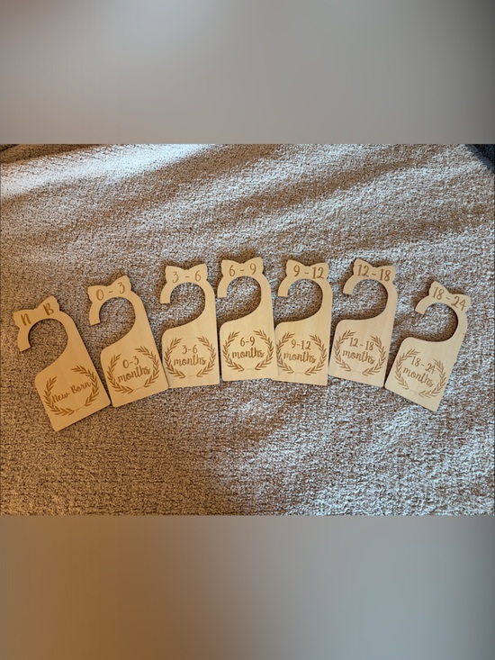 Other - NWOT Wooden Baby Closet Dividers